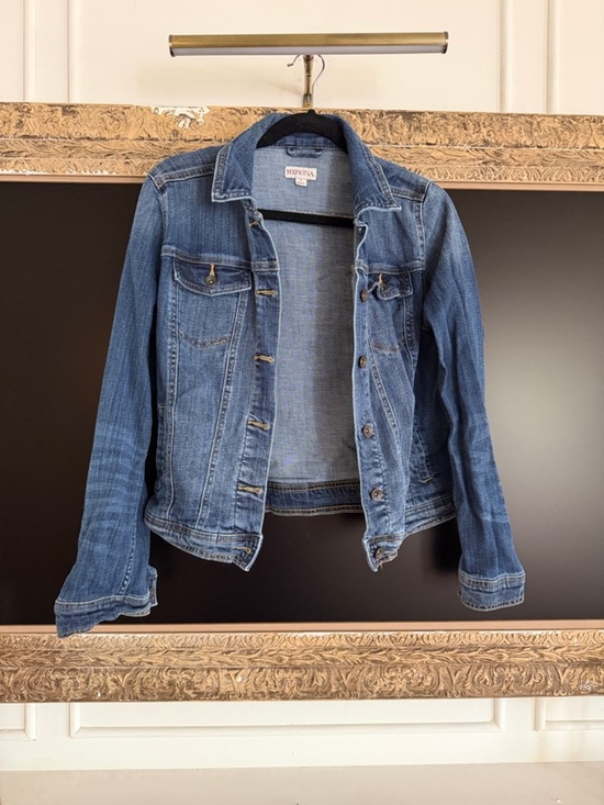 Merona Jackets & Blazers - Vintage Merona Women's Medium Blue Denim Trucker Jacket